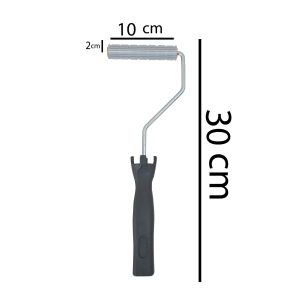 Grooved roller along the line